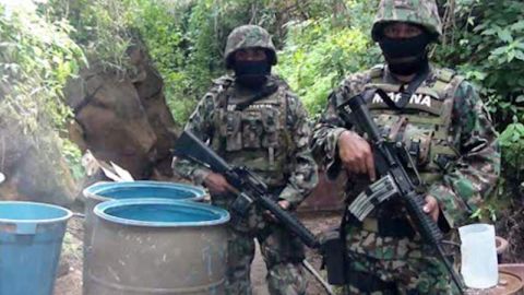 La infantería de Marina ha asestado numerosos golpes contra líderes de los diferentes cárteles del narcotráfico.