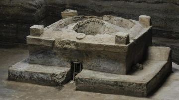 Un temascal en el sitio arqueológico Joya de Cerén, considerado unas de los más representativas que ofrece el Mundo Maya.