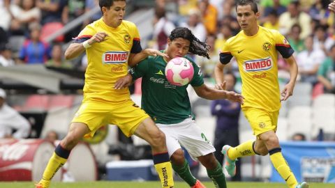 Las Águilas del América devoran al León en vibrante partido efectuado en el Estadio Azteca.