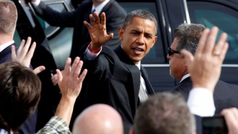 El presidente de Estados Unidos, Barack Obama, extendió ayer su campaña política a Dayton, Ohio.