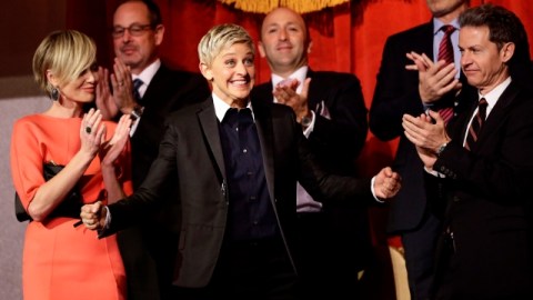Ellen DeGeneres, el lunes, al recibir el premio.