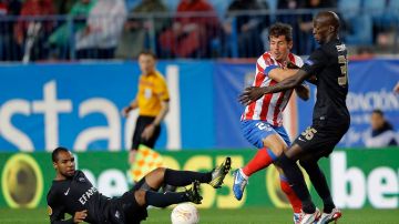 Los 'colchoneros' del Atlético de Madrid, están a un paso de avanzar en Europa League.