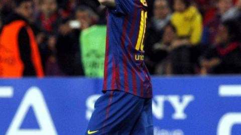 Usan la imagen de Messi para promover el inicio de sesión en la página del club en el que actualmente juega.