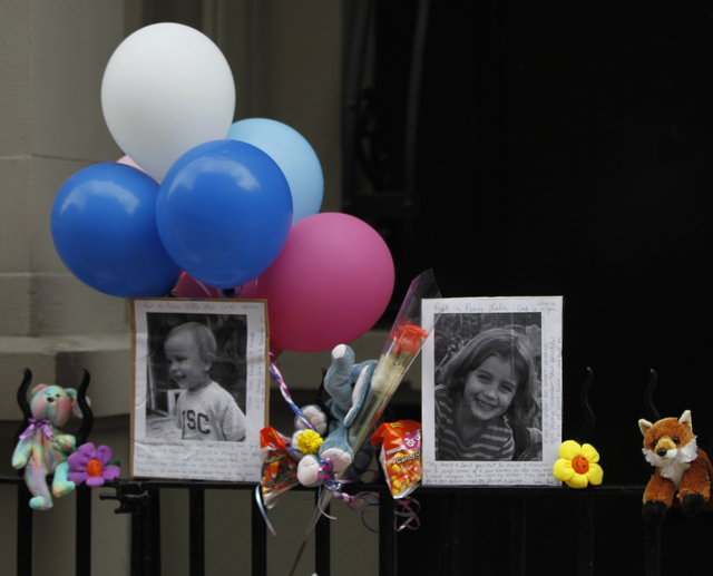 Ayer se mostraron las fotografías de los  menores que presuntamente asesinó una niñera: Leo Krim, de 2 años, y su hermana Lucia, de 6.
