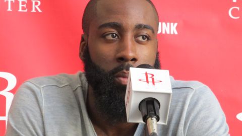 James Harden, nuevo jugador de los Rockets de Houston de la NBA.