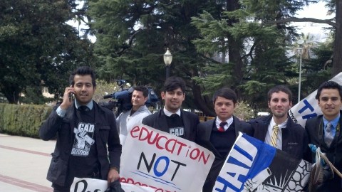 El grupo de jóvenes activistas partió de San Francisco rumbo a la capital federal en marzo pasado.