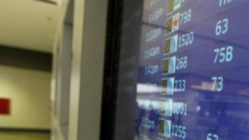 Ayer había ventanillas de atención menos concurridas que lo acostumbrado y menos líneas de espera en el aeropuerto de LA.