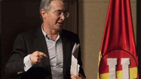 El expresidente colombiano Álvaro Uribe Vélez.