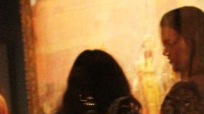 El trono de oro es una de más de 200 piezas que forman parte de la nueva exhibición sobre las vidas de los reyes de la India, desde 1700 hasta 1940.