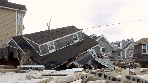 Así de destruidas quedaron cientos de casas tras el paso del huracán.