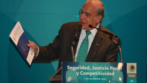 El secretario general de la Organización para la Cooperación y el Desarrollo Económicos (OCDE), José Ángel Gurría.