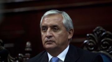 El presidente de Guatemala, Otto Pérez Molina, quien prometió mano dura con la violencia pandilleril en el país.