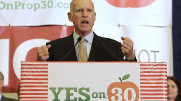 El gobernador Jerry Brown agradece al apoyo a la Proposición 30.