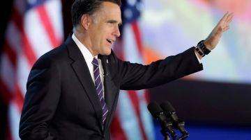 El candidato republicano Mitt Romney.