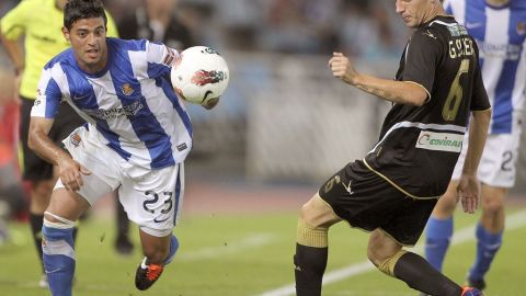 Carlos Vela anotó, al igual que el 'conejito' Saviola en la victoria de la Real Sociedad ante el Málaga.