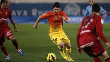 Messi nuevamente fue pieza clave en el Barcelona este domingo, que goleó 4-2 a Mallorca.