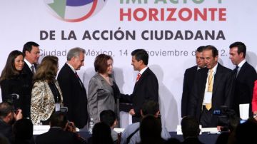 El presidente electo, Enrique Peña Nieto, dijo a los miembros de su partido que regresará su fuerza a la Secretaría de Gobernación.