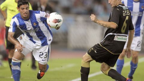 Vela también le anotó al Rayo la campaña pasada en casa de la Real Sociedad.