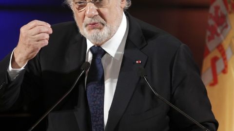 El tenor español, Placido Domingo.