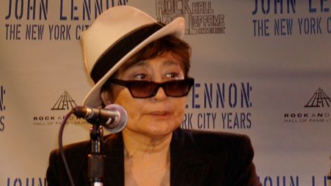 Yoko Ono se ha inspirado en John Lennon.