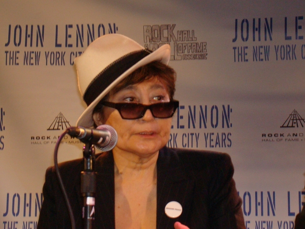 Yoko Ono se ha inspirado en John Lennon.