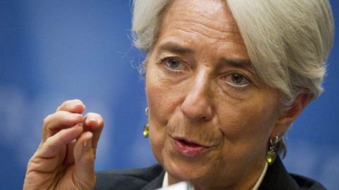Christine Lagarde, directora del Fondo Monetario Internacional.