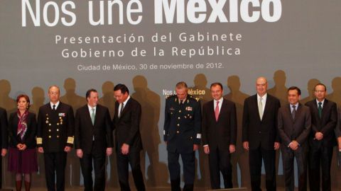 Nuevo gabinete de el gobierno mexicano.