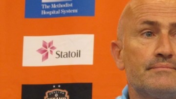 El entrenador del Dynamo de Houston, Dominic Kinnear.