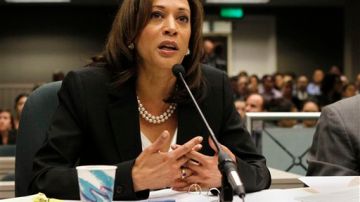La fiscal general Kamala Harris fue quien presentó la  demanda ante la Corte Superior de San Francisco en la primera prueba relacionada con la "Online Privacy Protection Act".