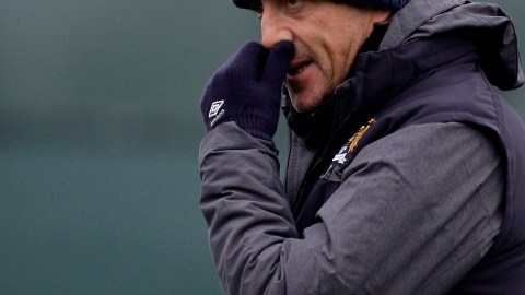 Roberto Mancini, DT del Manchester City.