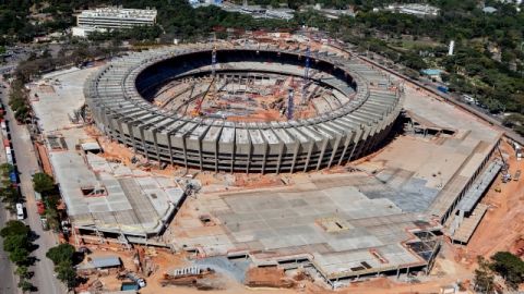 El estadio Mineirao, ubicado en Belo  Horizonte, Brasil, tiene capacidad para 62 mil espectadores.