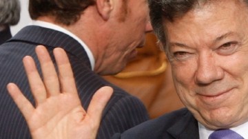 El presidente colombiano Juan Manuel Santos