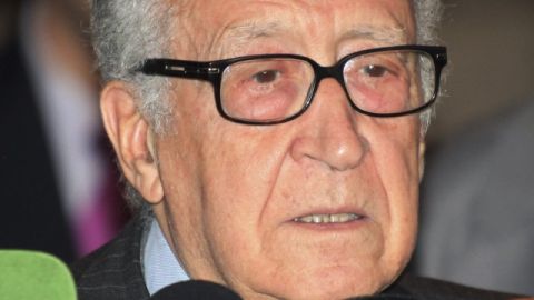 Lakhdar Brahimi, enviado especial de la ONU a Siria.
