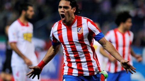Radamel Falcao, delantero estelar del Atlético de Madrid.