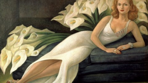 'Retrato de la señora Natasha Gelman' que Diego Rivera pintó en 1943, integra la muestra 'Frida & Diego- Pasión, Política y Pintura'.