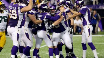 Vikings lograron un dramático pase a los playoffs de la NFL