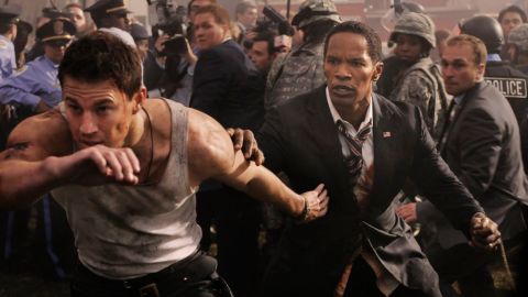 Unos paramilitares se apoderan de la Casa Blanca en 'White House Down'.