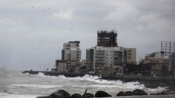 La SPC  informó que ayer  se registrarían  bajas temperaturas y vientos del norte en zonas de Veracruz.