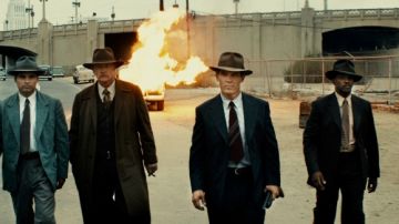 Michael Peña, Robert Patrick, Josh Brolin y Anthony Mackie en 'Gangster Squad'.