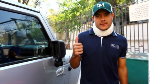 Javier Orozco da su parte de tranquilidad a los fans del futbol que se preocuparon por la manera como dejó el campo el sábado.