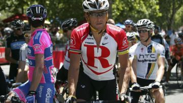 Lance Armstrong en el Tour Down Under.