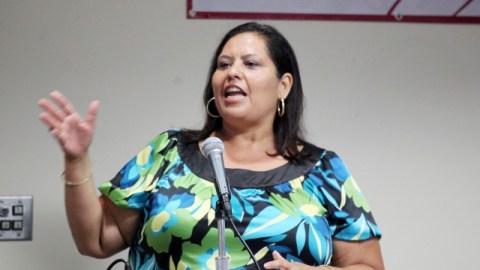 Monica Garcia en julio de 2012. La presidenta de la junta escolar de LAUSD busca ser reelecta a su puesto pero no cuenta con el apoyo del sinidicato de maestros.