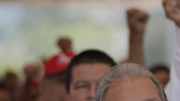 El vicepresidente, Sánchez Cerén, participaba en conmemoración del 21 aniversario de de los Acuerdos de Paz,  en San Salvador.