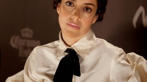 Cecilia Suárez durante la presentación de 'Nos vemos, papá'.