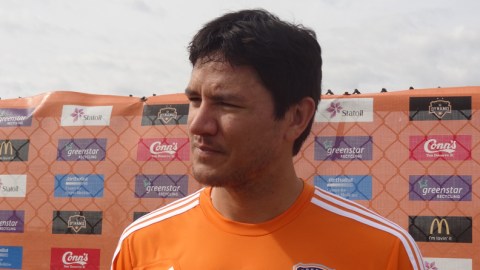 Brian Ching, delantero del Houston Dynamo.