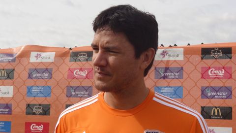 Brian Ching, delantero del Houston Dynamo.