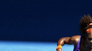 La tenista estadounidense Serena Williams se despidió del primer Grand Slam del año