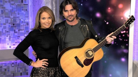 Juanes y Katie Couric. El cantante colombiano actúa hoy a las 3:00 p.m. en el programa 'Katie' (KABC, Canal 7), donde también será entrevistado, después de Jennifer López.