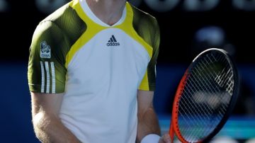 Andy Murray festeja su pase a la final australiana; va ante 'Nole'.