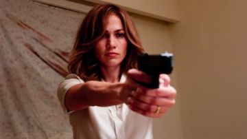 Jennifer López en una escena del filme  'Parker', de la cual es protagonista.